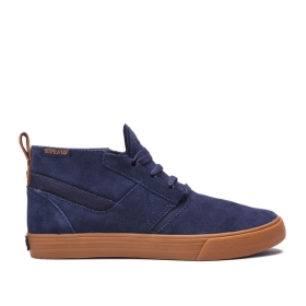 Supra KENSINGTON Lave Sneakers Dame Marineblå | NO-22514